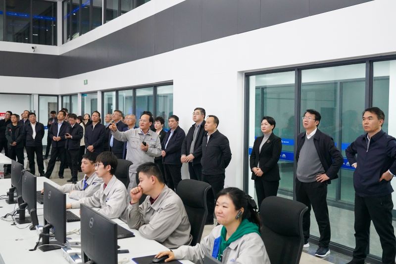 全省制造业数字化转型观摩组到永利yl23455考察观摩
