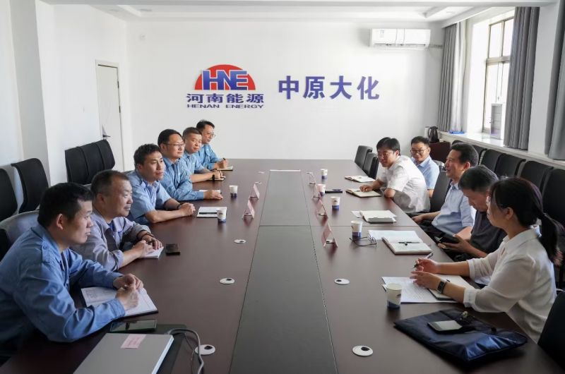 鹤煤公司与销售总公司一行到永利yl23455走访 ?